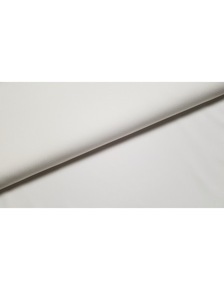 Gabardine poly viscose, stretch, écru
