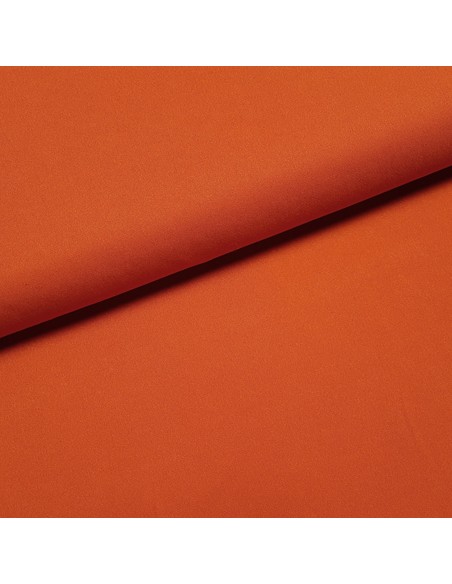 Tissu, Viscose Unie Stretch, Orange, Laize 140 cm, 97% Viscose 3% Elasthanne