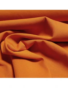 Tissu, Viscose Unie Stretch, Orange, Laize 140 cm, 97% Viscose 3% Elasthanne 2