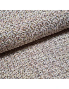 Tissu, Tweed Style Chanel, Multicolore Estival, Laize 140 cm, 100% Polyester