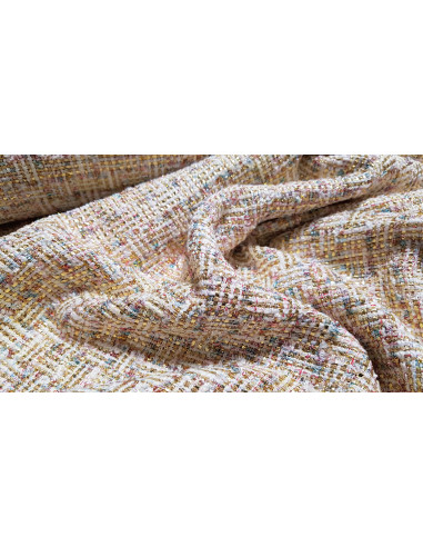 Tissu style Chanel, multi couleurs été