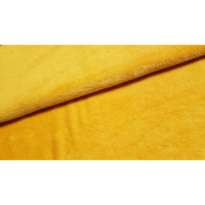 Eponge de bambou doudou, jaune moutarde