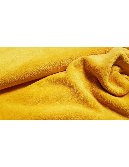 Eponge de bambou doudou, jaune moutarde
