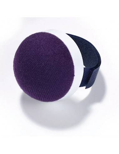 Bracelet pelote épingles avec ruban auto-agrippant, bleu