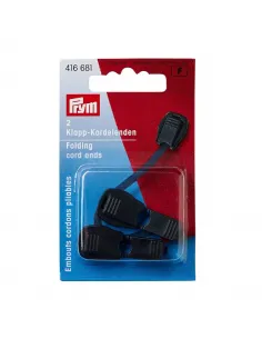 Embouts de cordon pliables Prym, Noir | Zephyr Tissus