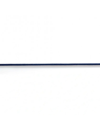 Corde élastique, 2,5mm, bleu marine, 3m