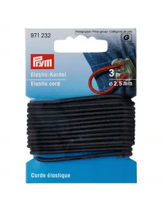 Corde élastique Prym grise Ø 2,5 mm, 3 m | Zephyr Tissus
