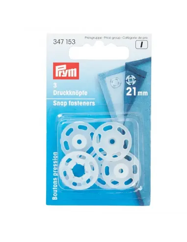 Boutons pression à coudre Prym 21 mm | Zephyr Tissus
