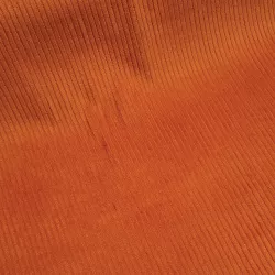 Velours larges côtes, orange