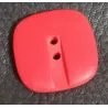 Bouton 2 trous, Ø 19 mm, rouge