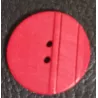 Bouton 2 trous, Ø 23 mm, rouge