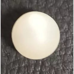 Bouton à queue, Ø 12 mm, blanc