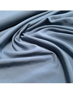 Tissu, Viscose Unie Radiance, Bleu Jean, Laize 142 cm, 100% Viscose 156g/ml 2