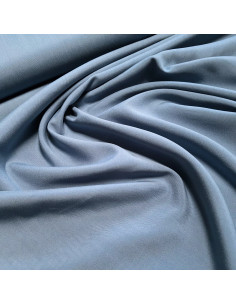 Viscose unie Radiance, bleu jean 2