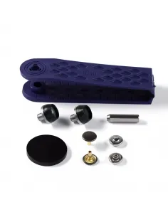 Rivets Prym 9 mm argentés, laiton inoxydable | Zephyr Tissus 2