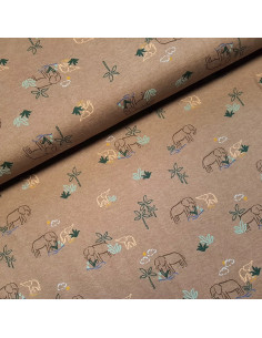 Jersey de coton, savane