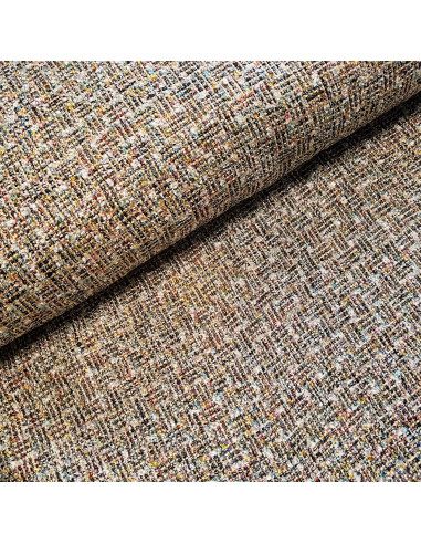 Tissu style Chanel, multi couleurs été 2