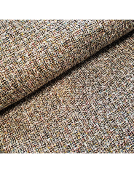 Tissu style Chanel, multi couleurs été 2