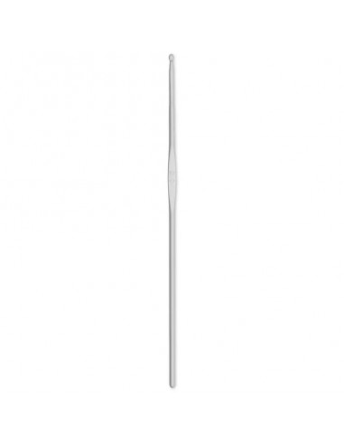 Crochet pour laine sans manche, 12cm, 2mm, gris