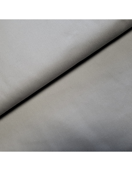 Tissu, Sergé de Coton Épais, Gris Souris, Laize 150 cm, 100% Coton
