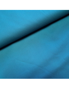 Sergé de coton épais, bleu paon