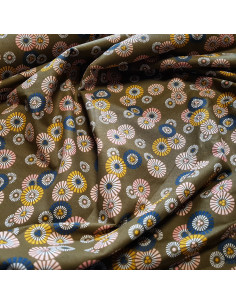 Cretonne de coton, soleil levant 2