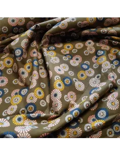 Tissu, Cretonne de Coton, Motif Soleil Levant, Laize 150 cm, 100% Coton 2