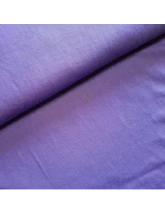 Tissu, Lin Lavé Uni, Mauve, Laize 140 cm, 100% Lin 230g/m²