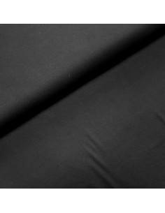 Jersey de coton uni, noir