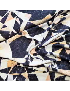 Viscose imprimée, géométrique 2