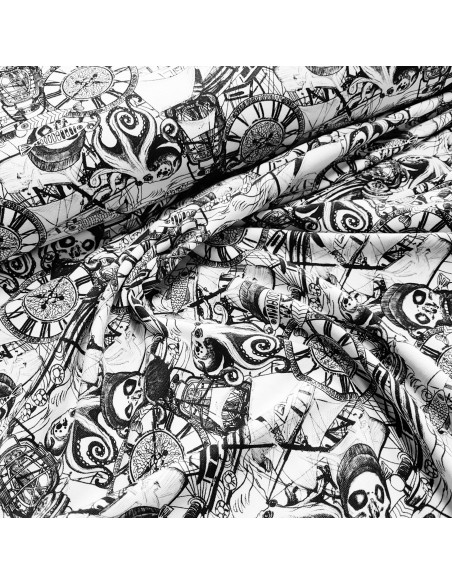 Jersey de coton digital, pirates