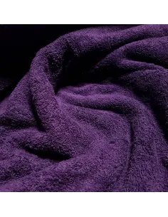 Tissu, Éponge de Coton Uni, Violet, Laize 150 cm, 100% Coton 2