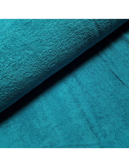 Eponge de coton, bleu canard