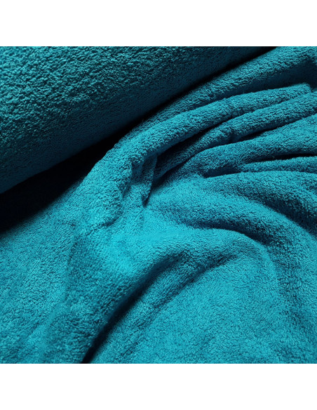 Eponge de coton, bleu canard