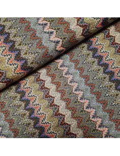 Tissu, Dentelle Multicouleurs Lurex, Multicolore, Laize 140 cm, 97% Polyester 3% Lurex