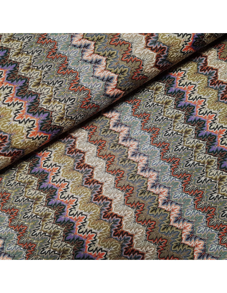 Tissu, Dentelle Multicouleurs Lurex, Multicolore, Laize 140 cm, 97% Polyester 3% Lurex