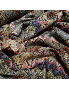 Dentelle multicouleurs & lurex 2