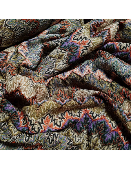 Tissu, Dentelle Multicouleurs Lurex, Multicolore, Laize 140 cm, 97% Polyester 3% Lurex