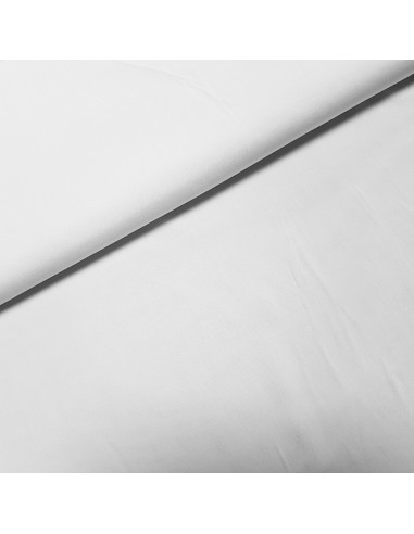 Tissu, Viscose Unie Radiance, Blanc, Laize 142 cm, 100% Viscose 110g/m²
