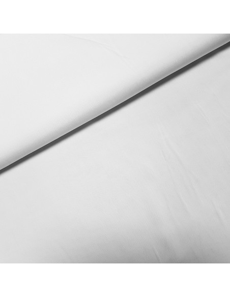 Tissu, Viscose Unie Radiance, Blanc, Laize 142 cm, 100% Viscose 110g/m²