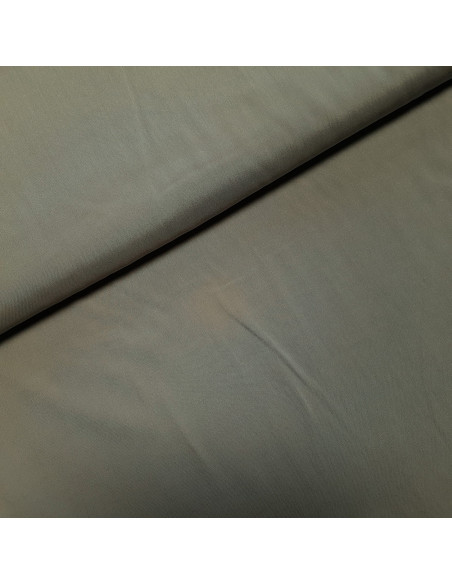 Tissu, Viscose Unie, Vert Kaki, Laize 142 cm, 100% Viscose 110g/m²