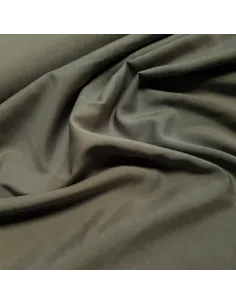 Tissu, Viscose Unie, Vert Kaki, Laize 142 cm, 100% Viscose 110g/m² 2