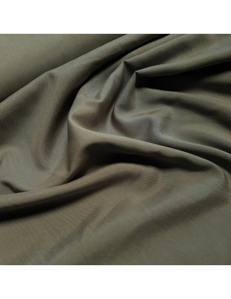 Tissu, Viscose Unie, Vert Kaki, Laize 142 cm, 100% Viscose 110g/m²