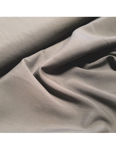 Tissu, Viscose Unie Radiance, Gris Souris, Laize 142 cm, 100% Viscose 156g/ml