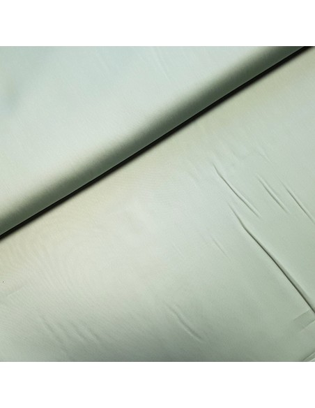 Tissu, Satin de Coton Uni, Vert Tendre, Laize 150 cm, 100% Coton 115g/m²