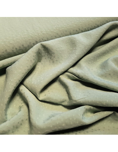 Viscose piquée unie, vert tendre