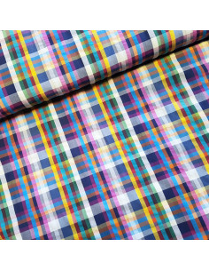 Tissu madras, multicolore