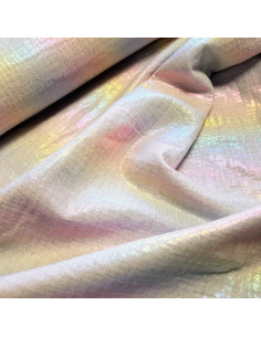 Tissu, Double Gaze Effet Irisé, Laize 135 cm, 100% Coton 125g/m² 2