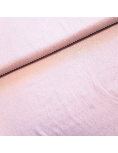Tissu, Viscose Unie Pailletée, Rose Poudré, Laize 140 cm, 100% Viscose