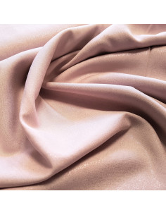 Viscose unie pailletée, rose poudré 2